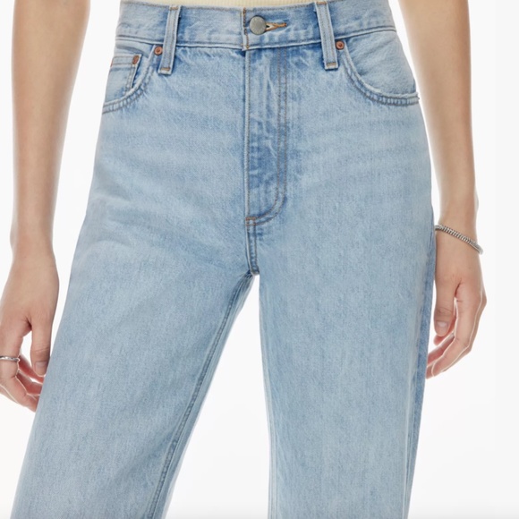 Denim Forum The Marianne Mid Rise Loose Flare 32 L, Size 25 - Picture 2 of 6